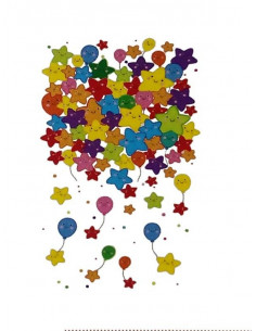 Bolsa plástico estrellitas