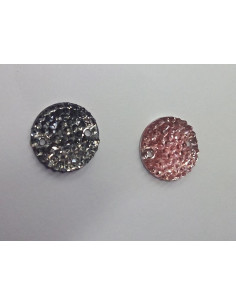 Piedra redonda de micropuntos 14mm