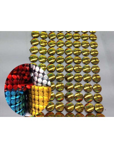 Galón tachuela círculo grande