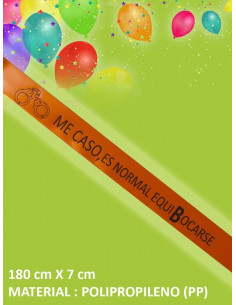 Banda despedida "Me caso, es normal equiBocarse"