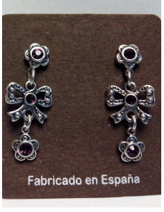 Pendientes para traje regional infantil 4776
