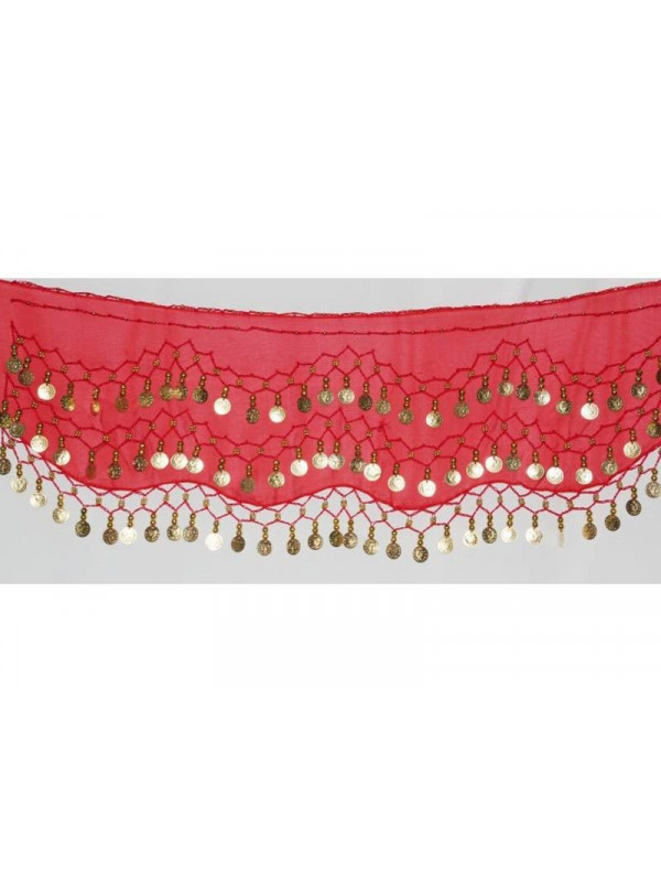 Pañuelo danza del vientre monedas