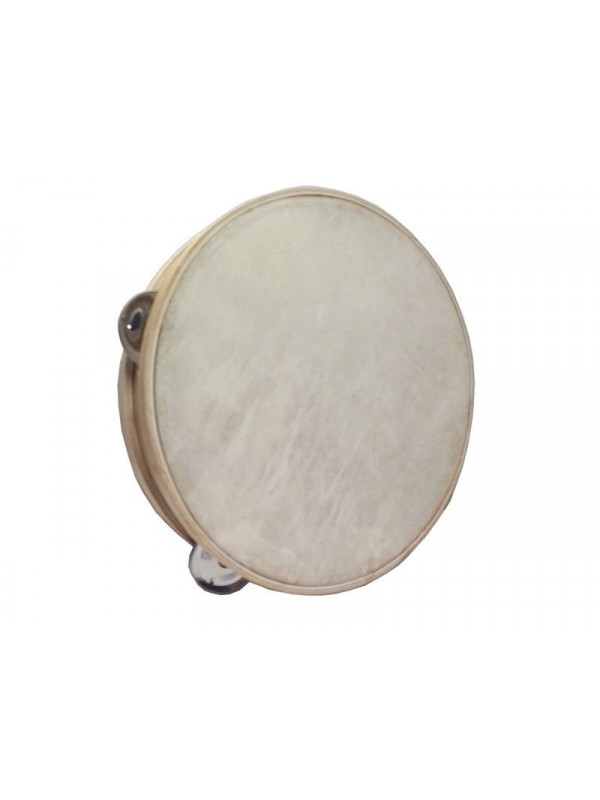 Pandereta sencilla de piel 20cm