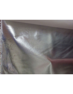 Tejido popelín elástico metalizado