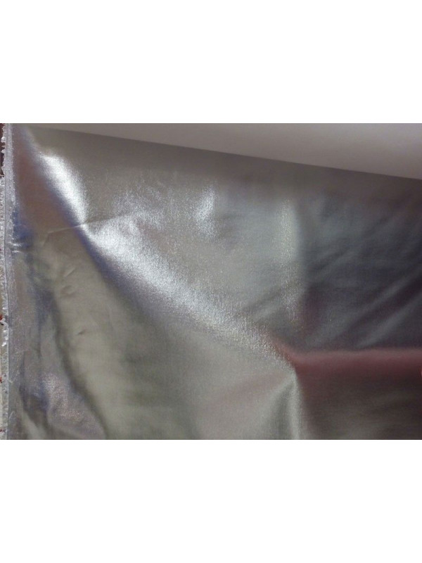 Tejido popelín elástico metalizado