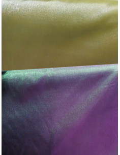 Tejido raso tornasolado