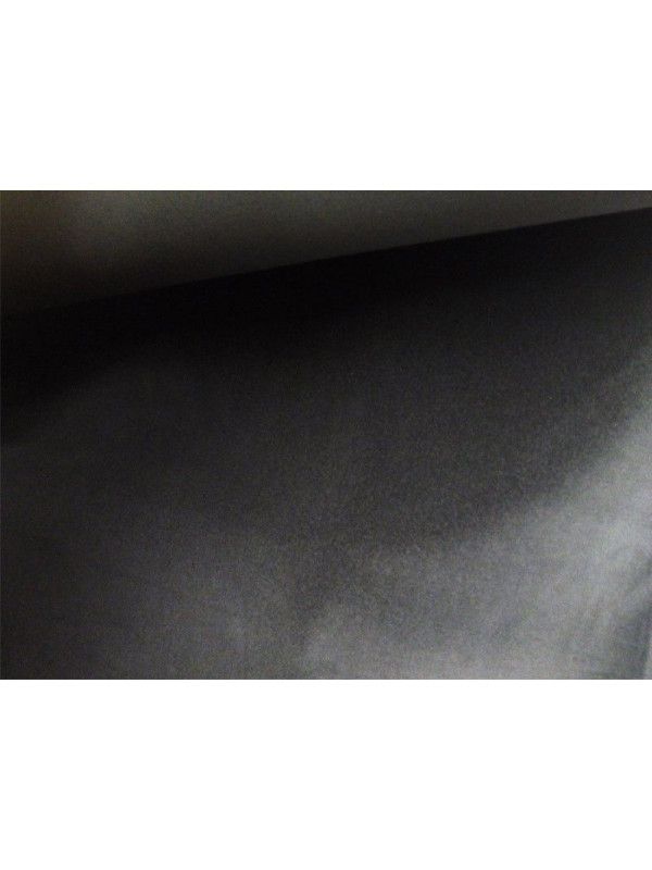 Tejido terciopelo negro algodón