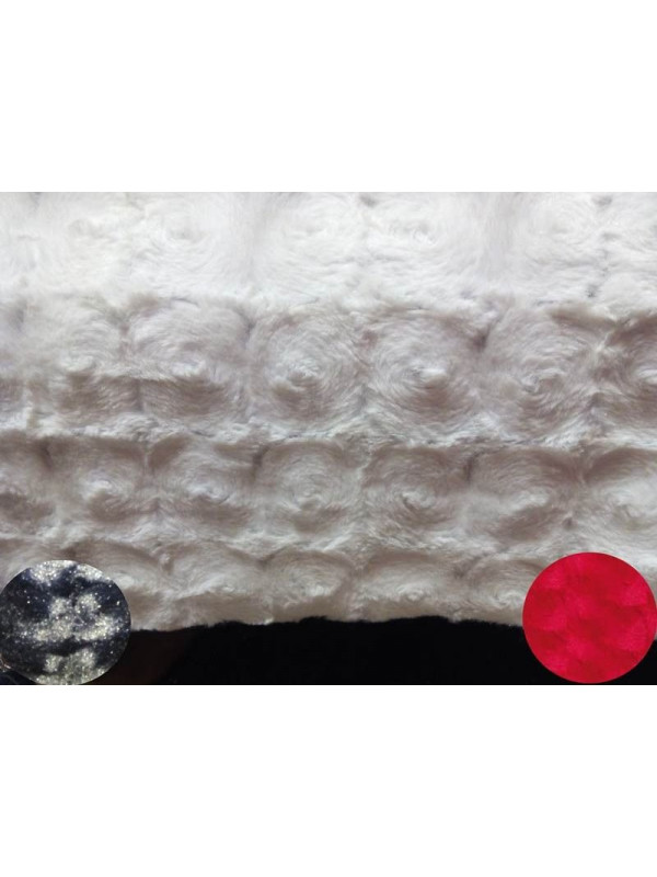 Tejido pelo formas de círculos