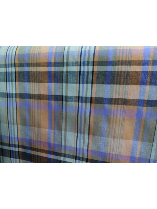 Popelín cuadros beig