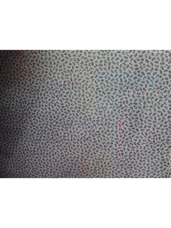 Tejido popelín flores