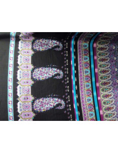 Tejido rayón estampado