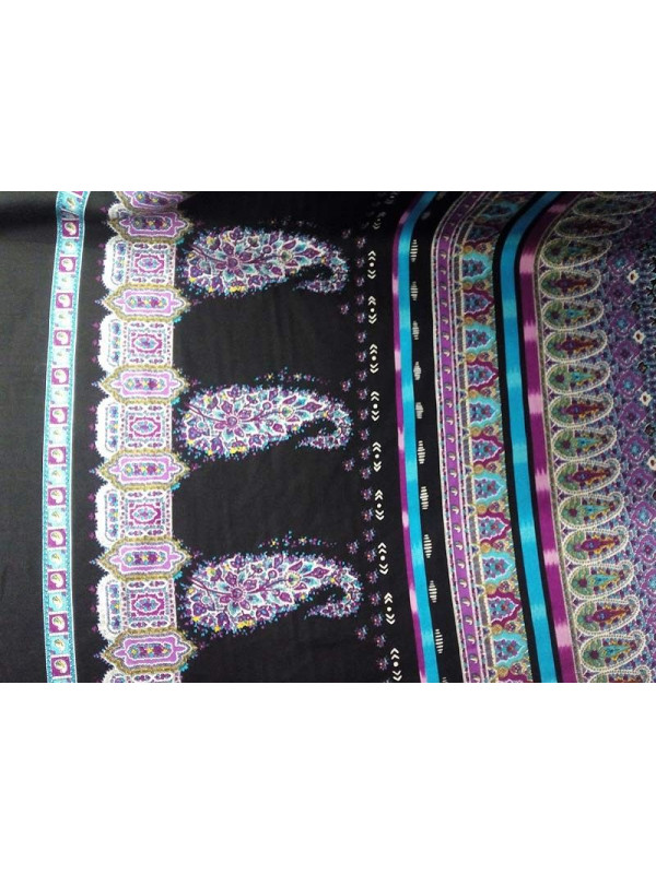 Tejido rayón estampado