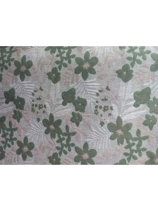 Tejido brocado flores
