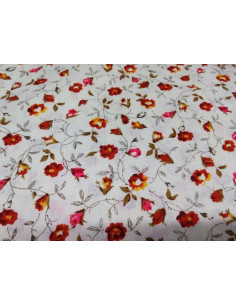 Tejido patchwork flores