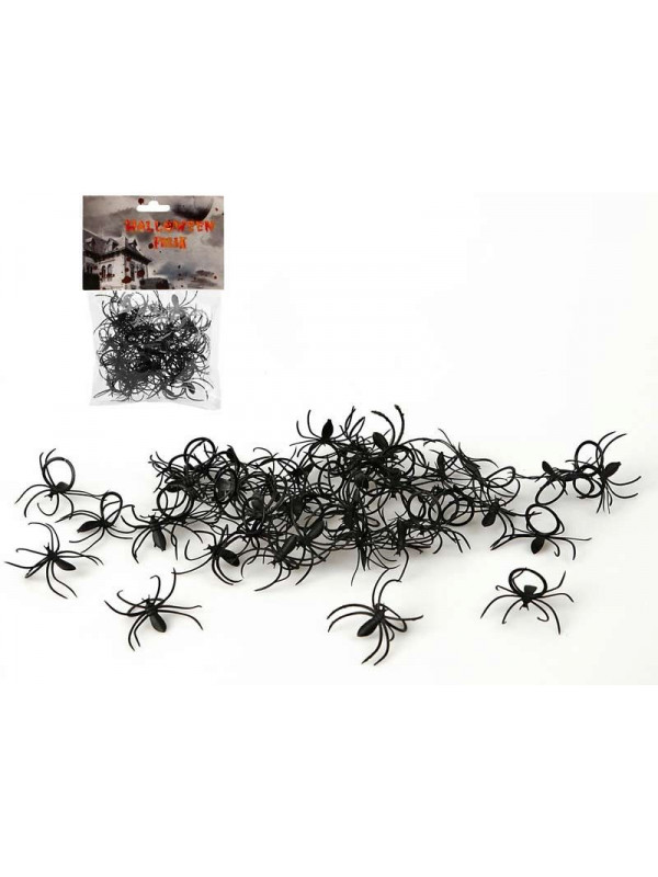 Anillo con araña negra