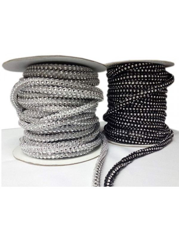 Cordón imitación strass con pedrería