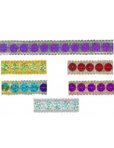 Pasamanería de lentejuela grande