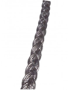 Pasamanería trenza plata