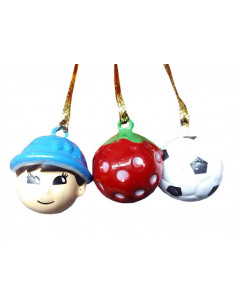 Cascabel fantasía latón