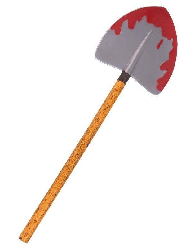 Pala ensangrentada corta