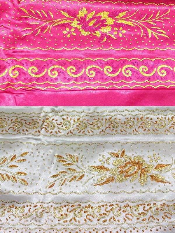 Tejido raso estampados glitter