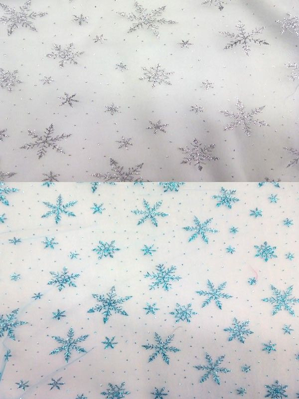 Tejido tul snow