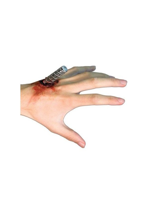 Prótesis de látex mano empalada