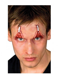 Prótesis de látex parpados con grapas