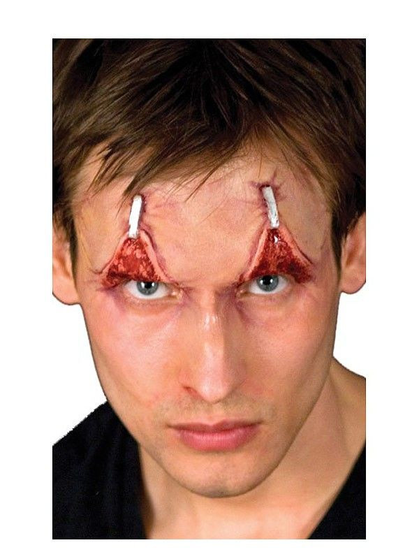 Prótesis de látex parpados con grapas