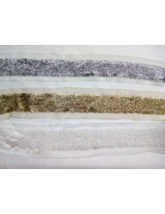 Galón de tul con lentejuelas