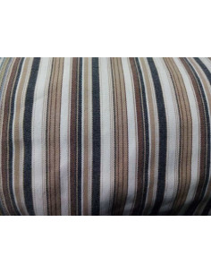 Tejido algodón elástico con rayas