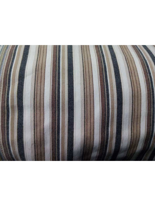 Tejido algodón elástico con rayas