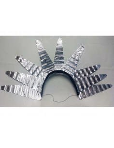 Diadema de estrella plateada