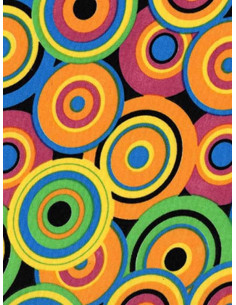 Tejido strech círculos