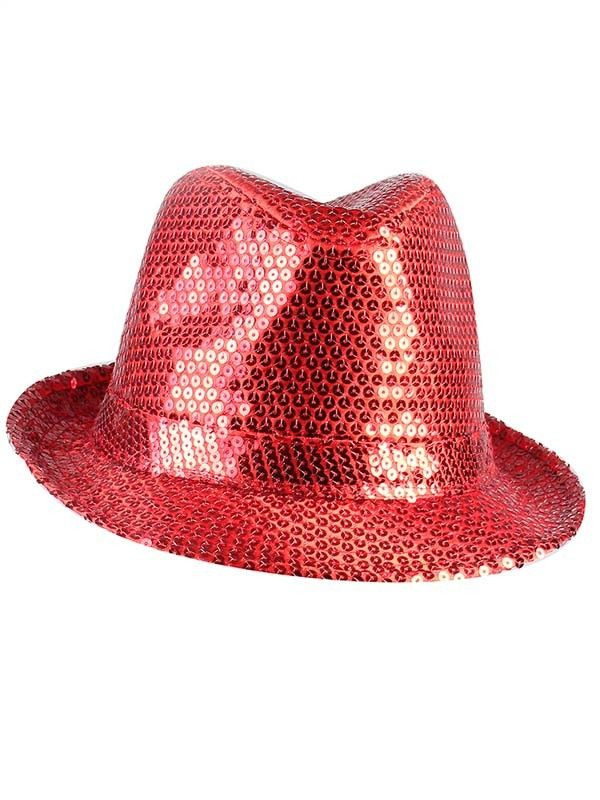 Sombrero gánster lentejuelas