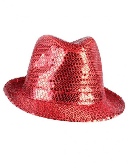 Sombrero gánster lentejuelas