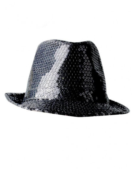 Sombrero gánster lentejuelas