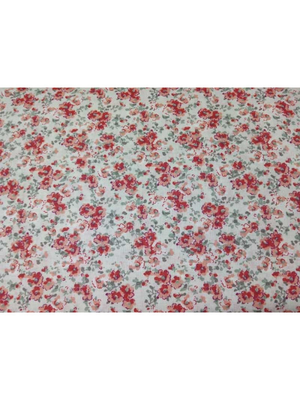 Tejido popelin soft flores