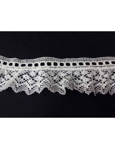 Puntilla bolillo fruncido 644-F-O