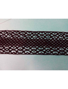 Puntilla de bolillo en negro 3763-N