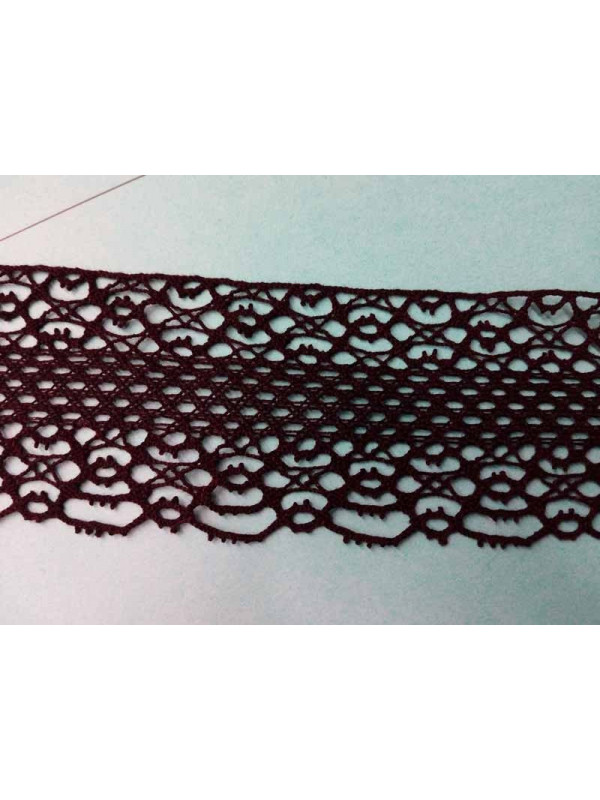 Puntilla bolillo negra 3762-N