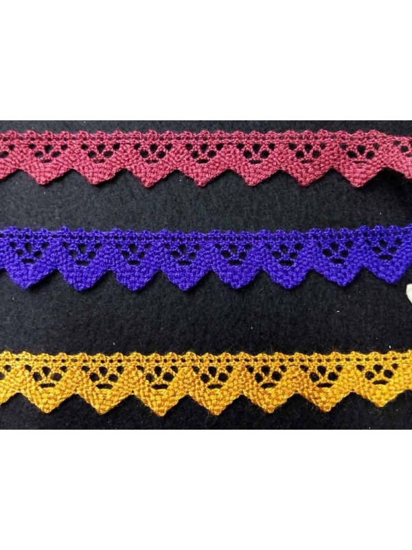 Puntilla bolillo colores 92458