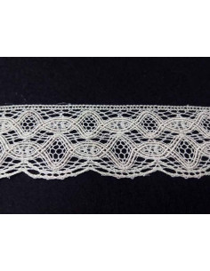 Puntilla bolillo beig 715311