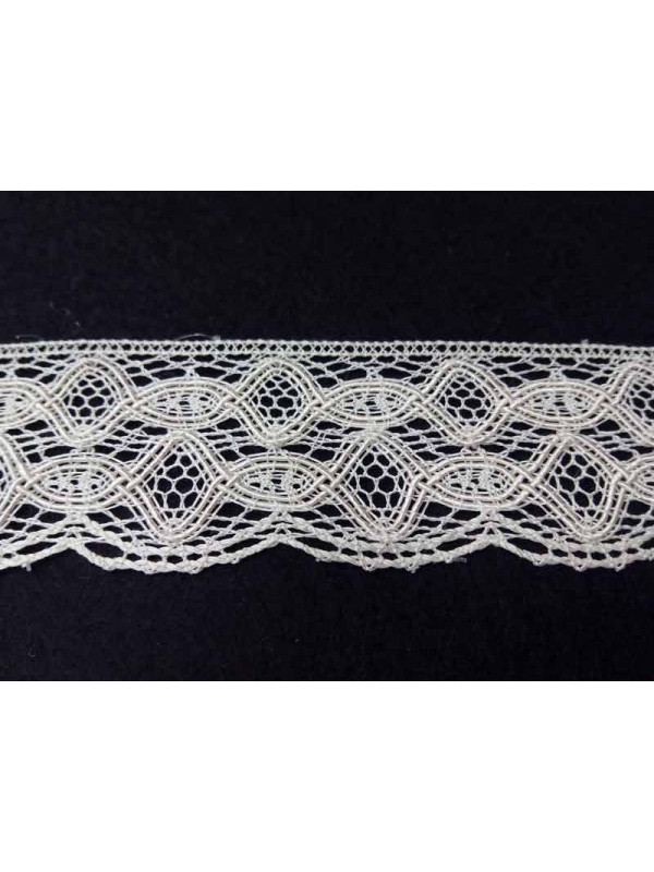 Puntilla bolillo beig 715311