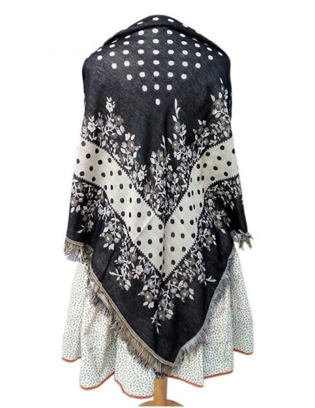 Pañuelo lanoso topos