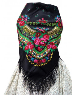 Mantón floreado infantil