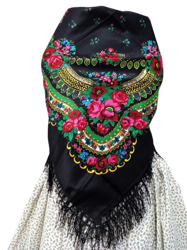 Mantón floreado infantil