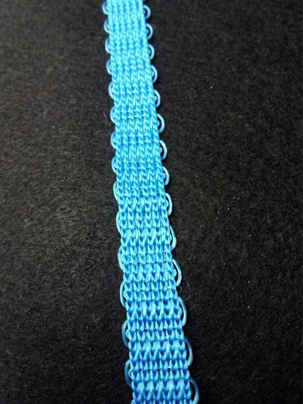 Pasamanería simple azul