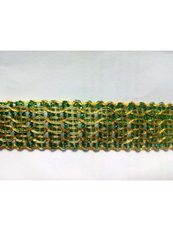 Cinta pasamanería verde