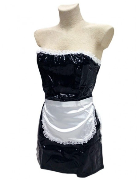 Vestido sexy mujer charol